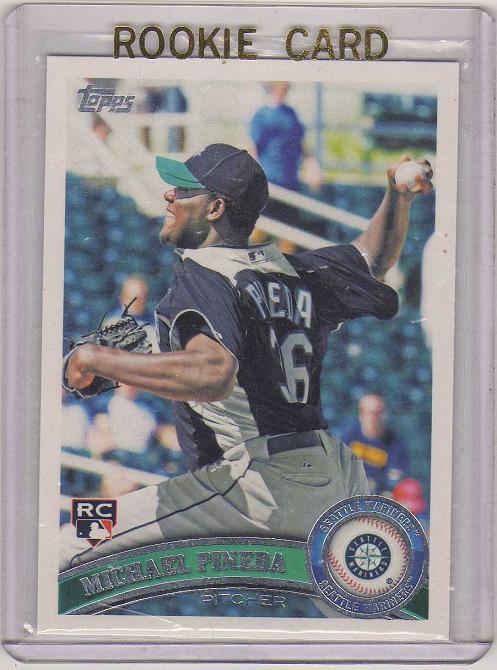 2011 Topps Base Set Series 2 Michael Pineda Rookie Card #595 - Seattle Mariners